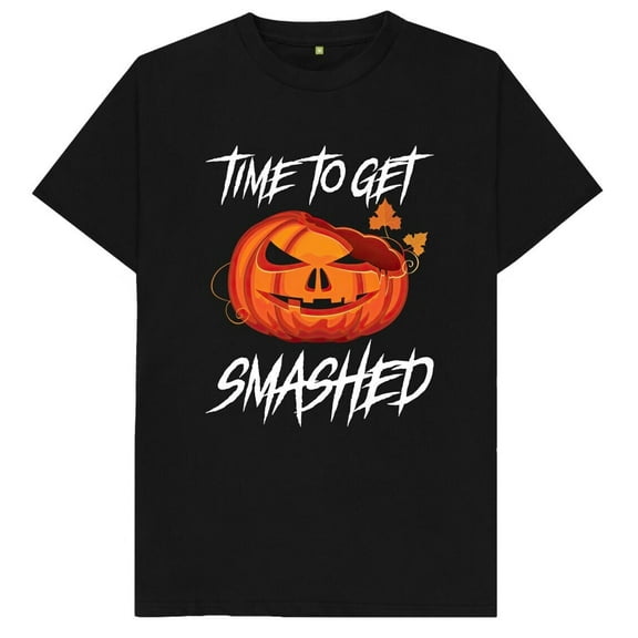 Time To Get Smashed Halloween Horror Pumpkin T Shirt