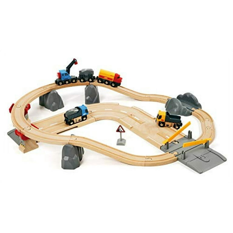 Sold at Auction: Brio 33192 Wooden Railway Train Set With Additional  Individual Pieces MINT