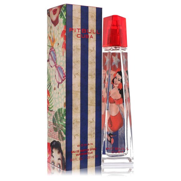 Pitbull Cuba by Pitbull Eau De Parfum Spray 3.4 oz Pack of 4