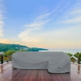 thumbnail image 3 of COVERS&ALL L Shape Sectional Sofa Cover, 12 Oz, Waterproof & UV-Resistant, Ideal for Indoor/Outdoor (Right Side Sofa, 90" x 120" x 33" x 35", Grey), 3 of 7