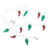 Camco 42659 Red Chili & Green Cactus 8' Party Lights for RV Awnings