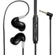 thumbnail image 1 of Auriculares deportivos intrauditivos D15 Auriculares de alta fidelidad de 3,5 mm con micrófono Auriculares estéreo con control de cable inteligente Inevent DZ3967-02B, 1 of 5