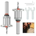 thumbnail image 1 of 2pcs 8mm Metal Drill Bit Set with Depth Stop, Drill Bit with Countersunk Drill Bit, Hex Shank and Wood Drill Bit, Hole Saw for Woodworking, Plastic, Drilling, 1 of 6