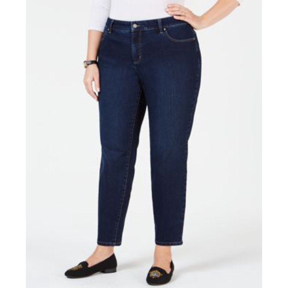 Charter Club Plus Size StraightLeg Ankle Jeans,