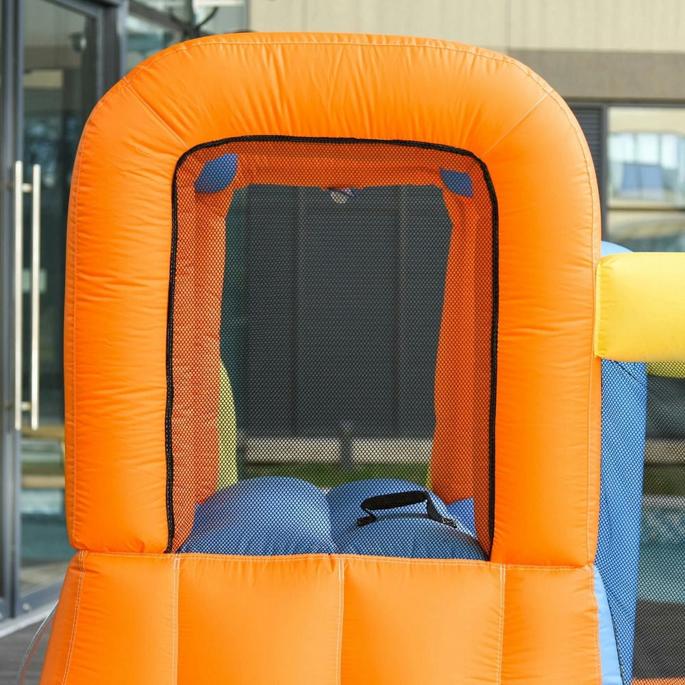 YYAo Family Backyard Bouncy Castle,5-in-1 Kids Inflatable Bounce House Jumping Castle with Water Pool, Slide & 2 Water Guns