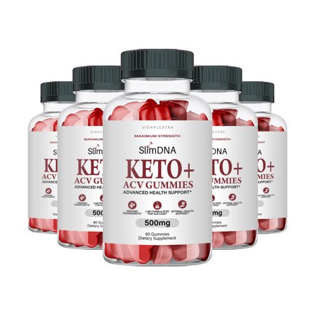 (5 Pack) Slim DNA Gummies - Slim DNA Apple Cider Vinegar Keto Gummies