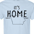 thumbnail image 4 of Inktastic It's Home State of Iowa Outline Distressed Text T-Shirt, 4 of 5