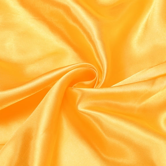 Light Yellow Satin Fabric by the Yard, 2 Yards 60" Wide Silky Satin Fabric Solid Satin Cloth Fabric for Bridal Dress Wedding Decorations Crafts Sewing