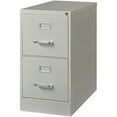 thumbnail image 2 of Pemberly Row Metal 2-Drawer Letter Width Vertical Filing Cabinet in Light Gray, 2 of 6