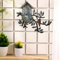 thumbnail image 6 of CCOCC Metal Wall Decor,Birdhouse Wall Art Metal Wall Art,Colorful Bird Figures Outdoor Wall Art,Style1, 6 of 7