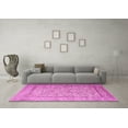 thumbnail image 3 of Ahgly Company Indoor Round Persian Pink Traditional Area Rugs, 7' Round, 3 of 4