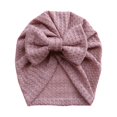 thumbnail image 1 of Gorro de lana con lazo de punto tipo gofre para bebé, gorro estilo indio, para otoño e invierno, 1 of 6