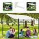 thumbnail image 1 of Toldo de patio sombra tela cubierta de tienda | Toldo vela con sombrilla | Tejido transpirable que bloquea los rayos UV | Costuras de alta resistencia | Esquinas de acero inoxidable | Terraza al, 1 of 7