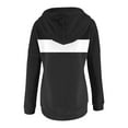 thumbnail image 3 of Brilliant Womens Plus Size Fall Women's Fashion Printed Pocket Long Sleeve Blouse Casual Tops Sweatershirt Button Hoodies, 3 of 5