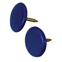 The Hillman Group 122678 40PC Blue Thumb TACK,