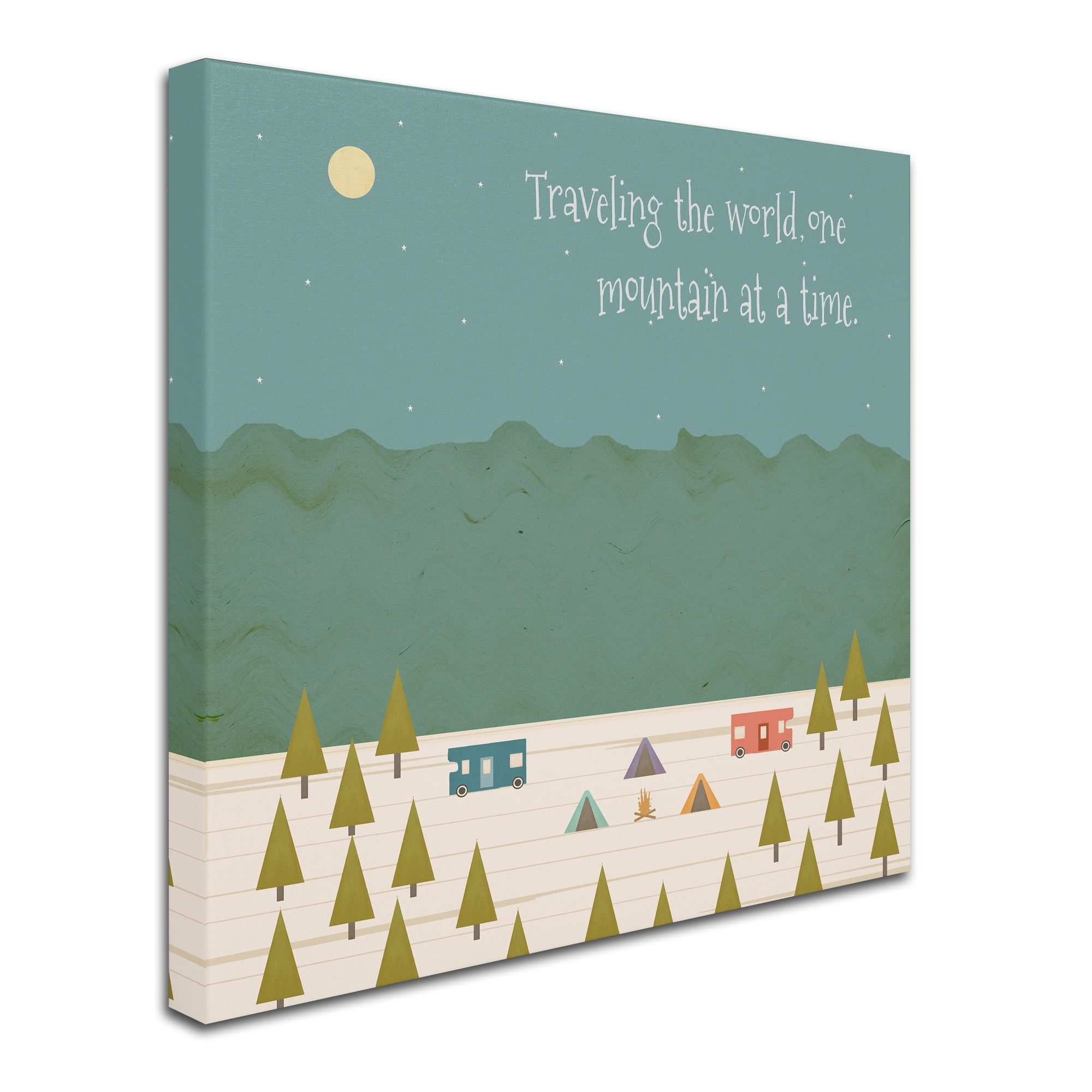 Trademark Fine Art 'Traveling the World' Canvas Art by Tammy Kushnir