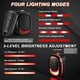 thumbnail image 3 of Luces traseras para bicicleta con alarma de bicicleta de 115dB, luces traseras recargables por USB para conducción nocturna 4 modos de luces IPX5 a prueba de agua Sensible al volumen ajustable, 3 of 5