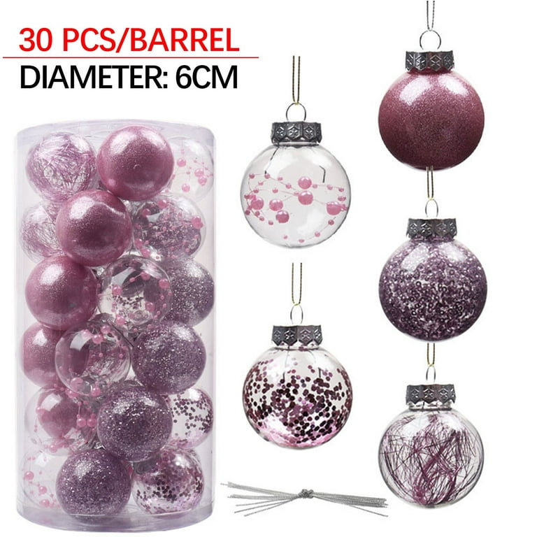 up to 60% off Gifts Karymi Christmas Ornaments 30PCS Christmas Xmas Tree  Ball Bauble Hanging Home Party Ornament Decor 6cm