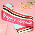 thumbnail image 5 of Uxcell Birthday Girls Sash, Glitter Birthday Sash for Women Satin Queen Sash Party Decorations with Safety Pin Black Fantasy 2 Pcs, 5 of 6