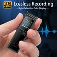 thumbnail image 2 of 128G Voice-Activated Digital Recorder - Portable Mini with USB, MP3, Professional 1536kbps Audio for Lectures & Meetings, Password Protection, Noise Reduction Chip, 128GB/64GB/32GB/16GB Options, 2 of 10
