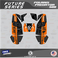 thumbnail image 2 of Kalair GFX Graphics Kit for Polaris ATV PREDATOR 500 (2002-2011) Future Series, 2 of 5