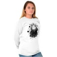 thumbnail image 4 of Celestial Sun Space Hands Spiritual Plus Size Long Sleeve Graphic Tee Shirt Brisco Brands 2X, 4 of 5