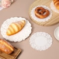 thumbnail image 5 of 100pcs Paper Doilies 8" Round Disposable Lace Paper Doilies Placemats White, 5 of 6