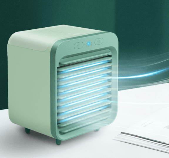 Details about   Mini Fan Folding Multifunction Night Light Fill‑In Light Air Cool Outdoor Blue