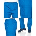 thumbnail image 5 of Landau Essentials 7 Pocket Scrub Pants for Men's: Classic Relaxed Fit, Elastic, Zipper Front, Pull-on Medical 8555, 5 of 5