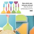 thumbnail image 3 of Ludlz Kitchen Spatula Convenient Silicone Spatula Heat Resistant Non-Stick Cooking Spatula with Hanging Hole Home Supply, 3 of 8