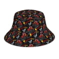 thumbnail image 1 of Fotbe Monster Truck Sombrero Tipo Pescador con Estampado – Sombrero de Sol de Algodón de Moda para Playa, Golf, Pesca, 1 of 6