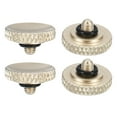 thumbnail image 1 of Unique Bargains Shutter Release Button Soft Shutter Release Button Copper Camera Shutter Button Knurled, Golden 4 Pack, 1 of 6