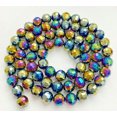 thumbnail image 2 of U8MO 10mm Pretty Faceted Multi-color Crystal Quartz Round Loose Beads 14", 2 of 2