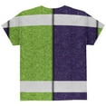 thumbnail image 2 of Fantasy Football Team Navy and Electric Green All Over Youth T Shirt Multi YMD, 2 of 2