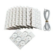 KKmoon 50PCS Lamp Beads with Optical Lens Fliter for 32-65 LED TV Led Light Strip Parts Accessories