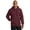 Maroon, variant on Men's Super Heavyweight Pullover Hooded XL Athletic Heather