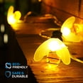 thumbnail image 2 of Bee lights, 9.8ft LED String Lights, Garden Lights Warm White, Timer Function, 2 of 7