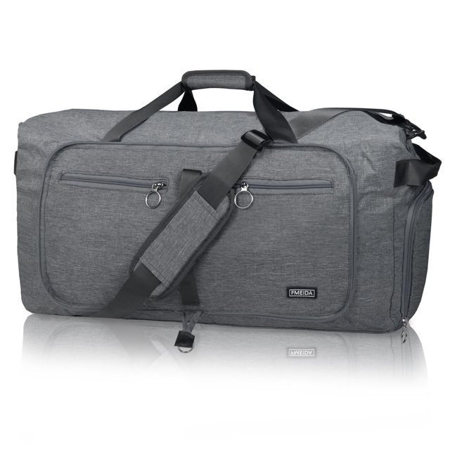 Bolsa de viaje Fmeida 65 L con compartimento para zapatos, repelente al agua