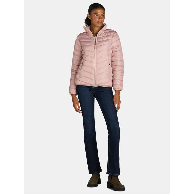 Big Chill Women's and Women's Plus Packable Puffer Jacket Big Chill Women's and Women's Plus Packable Puffer Jacket