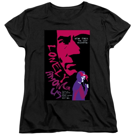 Star Trek Tng Season 1 Episode 7 Women's T-Shirt Black