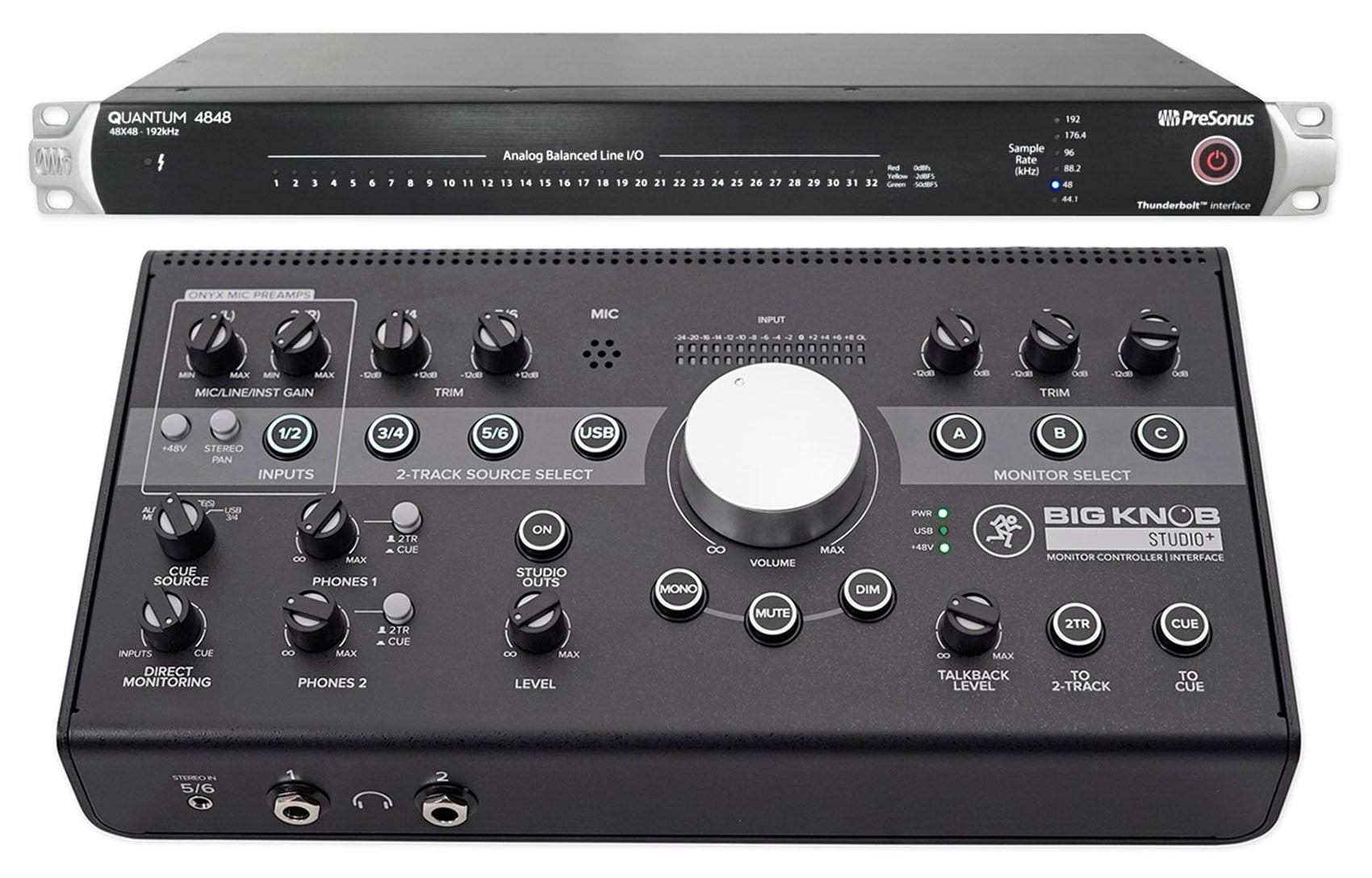 PRESONUS Quantum 4848 ADAT Thunderbolt Audio Interface+Mackie Studio