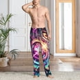 thumbnail image 6 of Lsque Geometry Dash Print Men's Pajama Pants, Lounge Pant - Comfortable Home Wear,Elastic Waistband, Stylish Design-XX-Large, 6 of 9