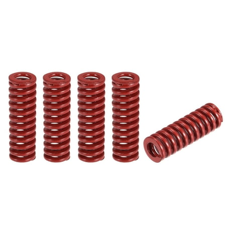 

Die Spring 5 Pack 8mm OD 25mm Long Stamping Medium Load Compression Red