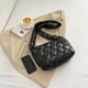 thumbnail image 5 of Bolso Bandolera Otoño Invierno Algodón Acolchado Celosía Rómbica para Trabajo Negro, 5 of 9