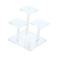 thumbnail image 4 of Soporte de exhibición de perfume transparente de 4 niveles, figura elevadora multiusos, base ensanchada de 5,9 x 5,9 x 5,9 pulgadas para cosméticos y, 4 of 7