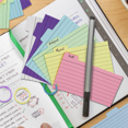 thumbnail image 3 of 600 Pack Index Cards, 3inch X 5inch Ruled Index Cards with Ring, Colored Lined Flash Cards, Both Sides Note Cards, 3 of 6