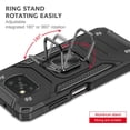 thumbnail image 4 of Para Xiaomi POCO X3 NFC/C40/X4 GT/M4/M5 Pro 4G 5G Soporte Magnético Para El Hogar Del Coche , De Anillo Giratorio De 360 Grados Fuera De La Funda Teléfono, 4 of 4