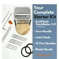 thumbnail image 3 of Patchmaker 2.0 Kit, Patchmaker Kit Loom, Patch Maker Loom, Mending Looms Kits, Patch Maker Mini Looms, Patchwork Weaving Tool Set for Quickly Sewing Repair, Sewing Craft Supplies(28 hooks), 3 of 6