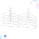 thumbnail image 3 of 10pcs Clothes Hangers Aluminium Alloy Clothes Hangers Skid Resistance Coat Hangers Clothes Hanging Racks (Light Grey), 3 of 4