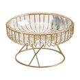 thumbnail image 2 of Cesta de fruta de alambre de metal, bandeja de almacenamiento, cuenco decorativo moderno Borrar M, 2 of 9